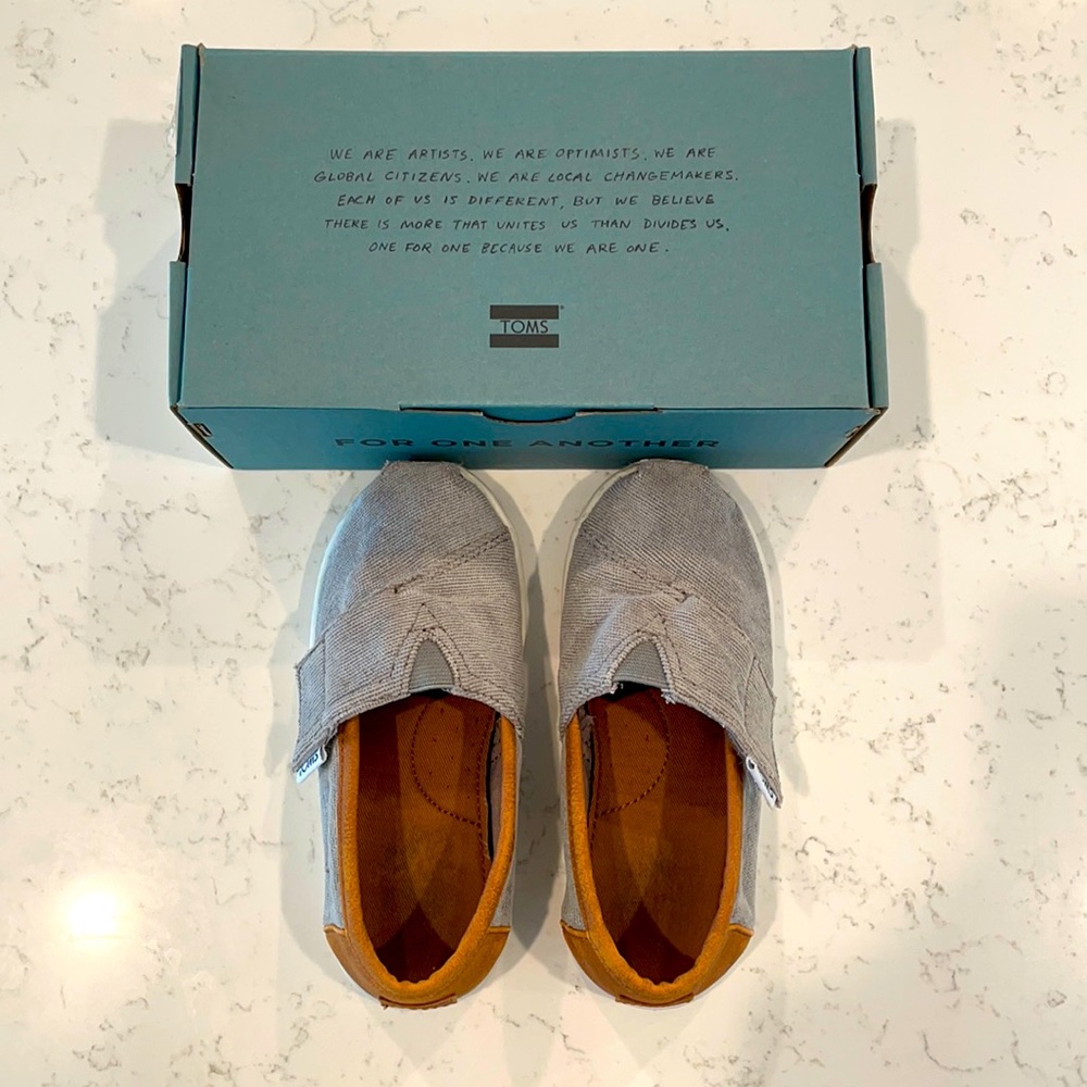 TOMS Toddler Cement Micro Corduroy Classics Size 9